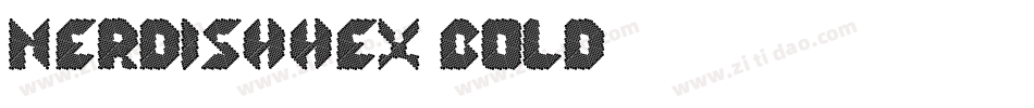 NerdishHex Bold字体转换
